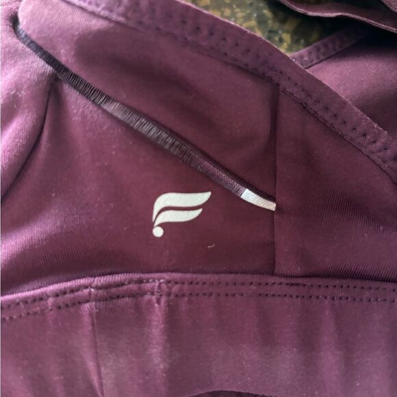Fabletic Wine Strappy Sports Bra XS - Picture 3 of 3